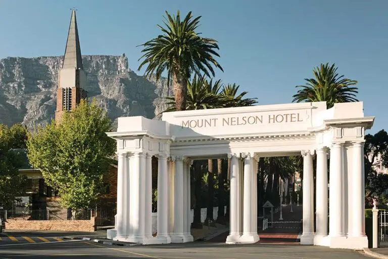Entrance to the Mount Nelson.