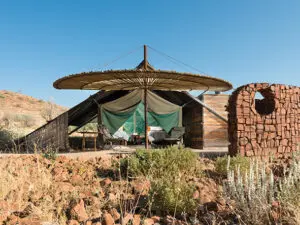Each suite has breathtaking Damaraland views during the day & stunning star-studded vistas at night.