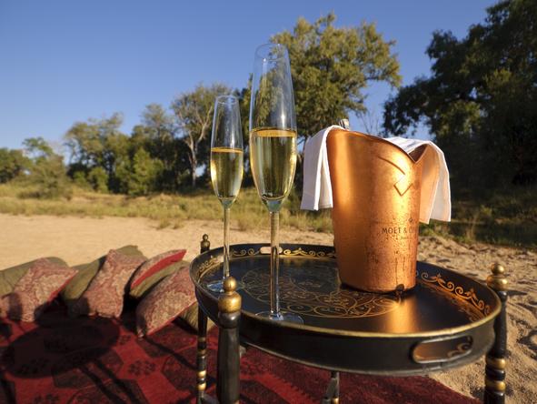 Have a glass of champagne with someone special and enjoy the stunning view.