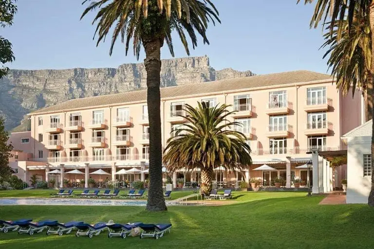 Mount Nelson Hotel, in the heart of Cape Town.