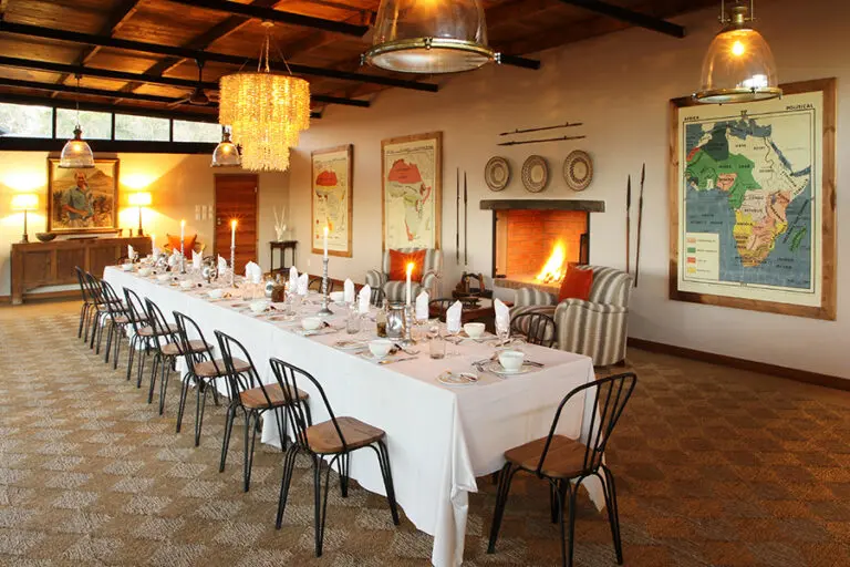 Dining area.