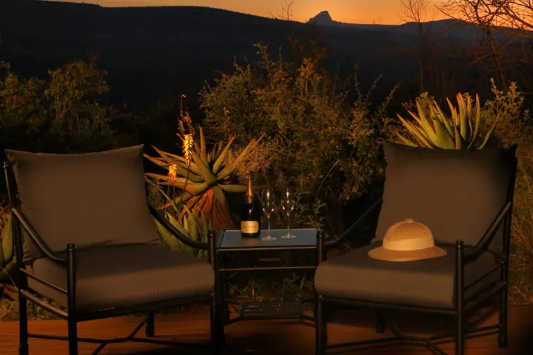 Sit out on your deck and enjoy the sunset.
