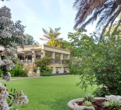 Fairlawns boutique hotel offers a tranquil oasis.