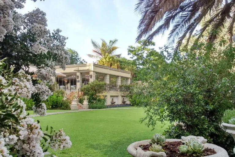 El hotel boutique Fairlawns ofrece un oasis de tranquilidad.