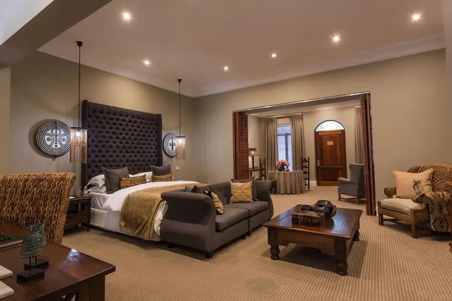 Las Villa Suites han sido diseñadas individualmente para reflejar un elemento de la historia sudafricana.