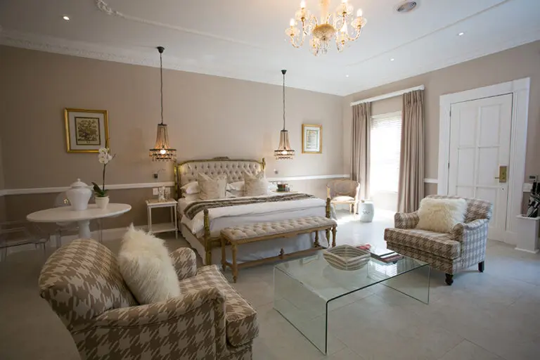 Las Villa Suites han sido diseñadas individualmente para reflejar un elemento de la historia sudafricana.