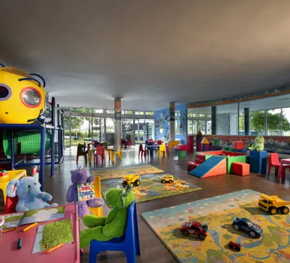 El lugar ideal para entretener a los niños. 