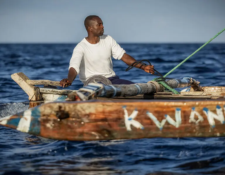 Fish crews provide the freshest cuisine. 