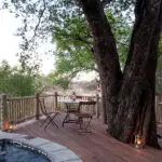 The family suite swimming pool.
