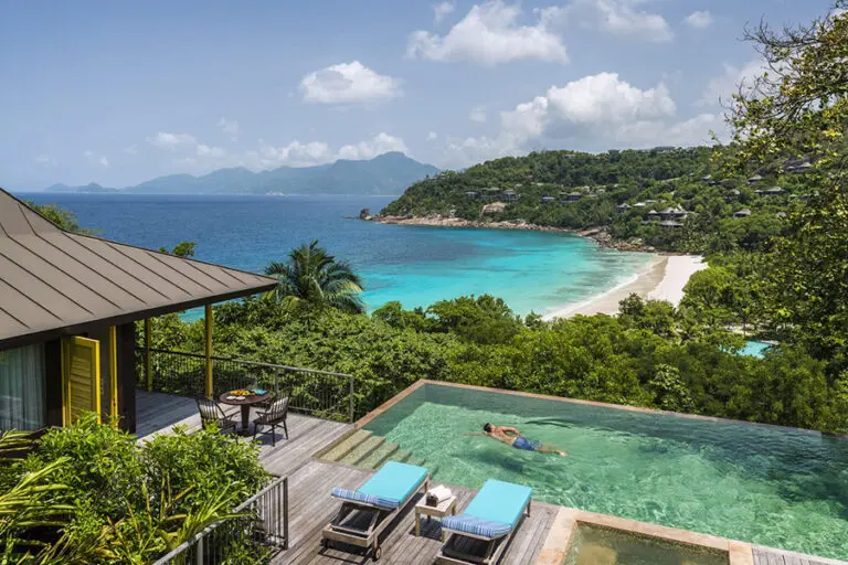 Pristine beach views await. 