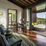 View from the suite at Four Seasons Resort Seychelles.