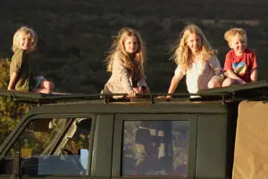 A family-friendly game drive.