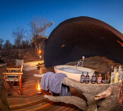 Relax and unwind with Garonga's star bath.