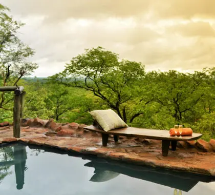 Ghoha Hills Savuti Lodge - Pool view