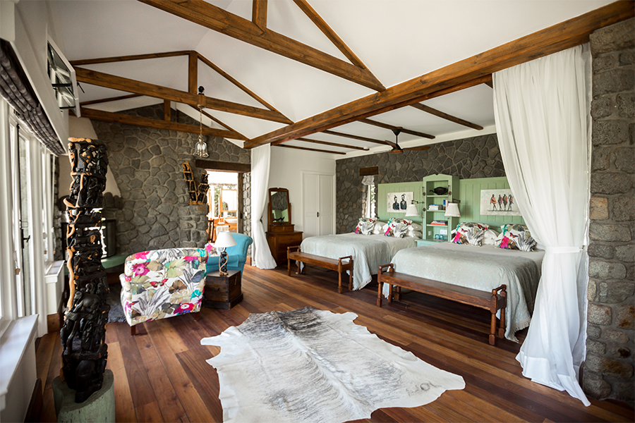 Suite doble en Gibb's Farm.