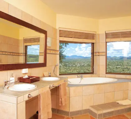 All accommodation at Goche Ganas is fully en suite.