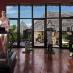 Pasa algún tiempo en el gimnasio.