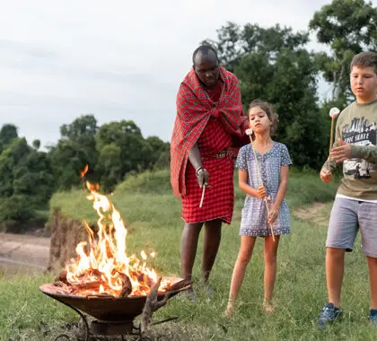 Governors-Camp-Family-Safaris---camp-fire