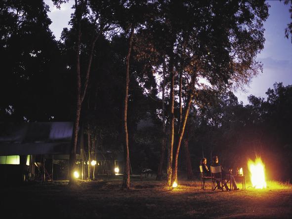 At the end of the day you can enjoy a chilled drink and swap stories around the campfire.