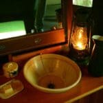 All tents have en suite bathrooms with hot running water.