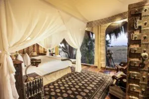Your tented suite at Selinda Camp.