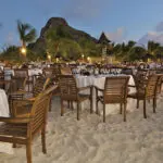 Exceptional dining right on the beach. 