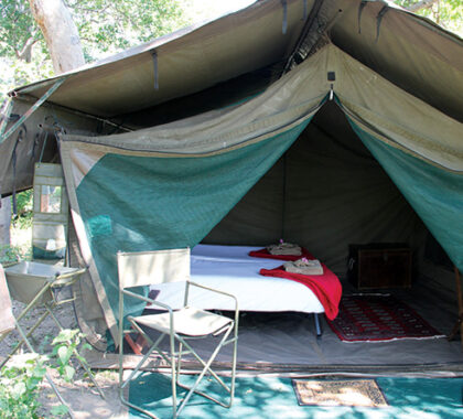 Accommodation on the overland safari part of the tour is simple but comfortable & functional.