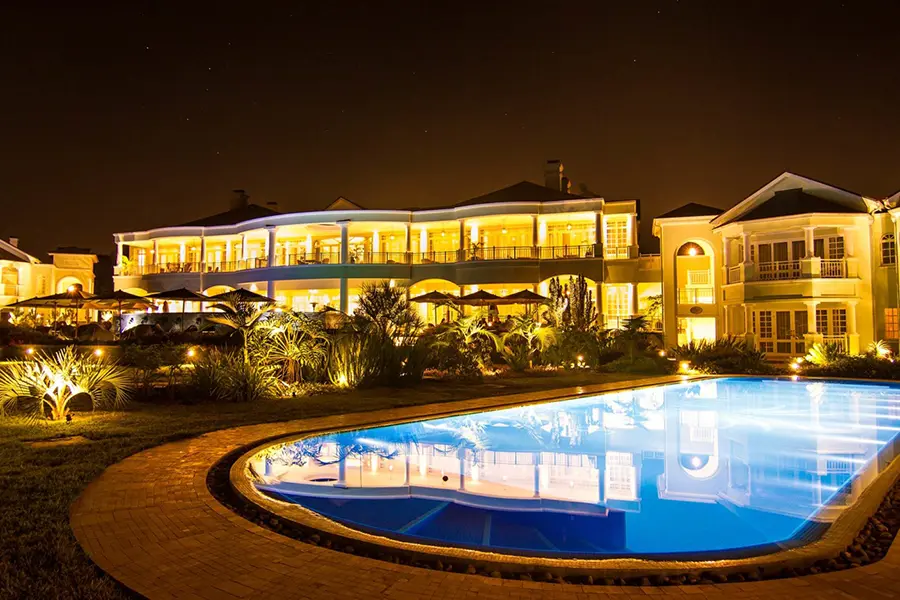 El lujoso hotel boutique es un remanso de elegante encanto.