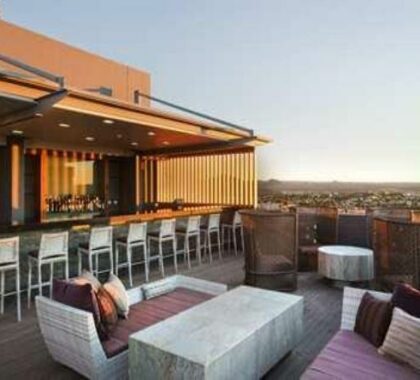 Hilton Windhoek Hotel roof top lounge