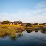 The view from the waterhole. 