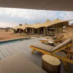 Hoanib offers every comfort you need, right down to the super-welcome swimming pool & sun loungers.