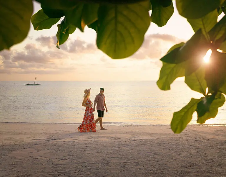 Manta Resort is the ideal honeymoon destination. 