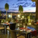 Dine with a view of the city
