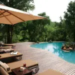 Swimming pool at Impodimo.