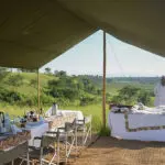 Desayuno en la reserva.