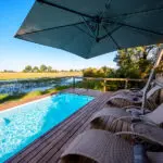 The swimmig pool is where you want to be on summer afternoons.