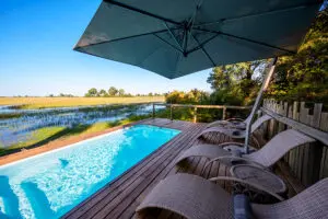 The swimmig pool is where you want to be on summer afternoons.