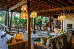 Jacana Camp interior.