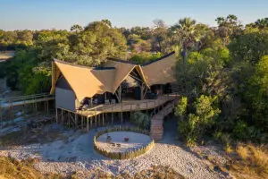 The intimate and exclusive Little Tubu, in Botswana's private Jao Reserve. 