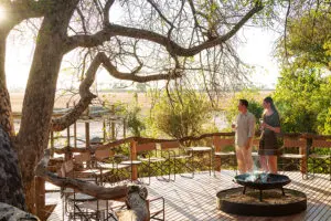 Tubu Tree Camp is a small and intimate tented lodge.
