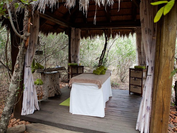 While you're not on safari, book yourself in for some indulgent down-time at the outdoor spa.
