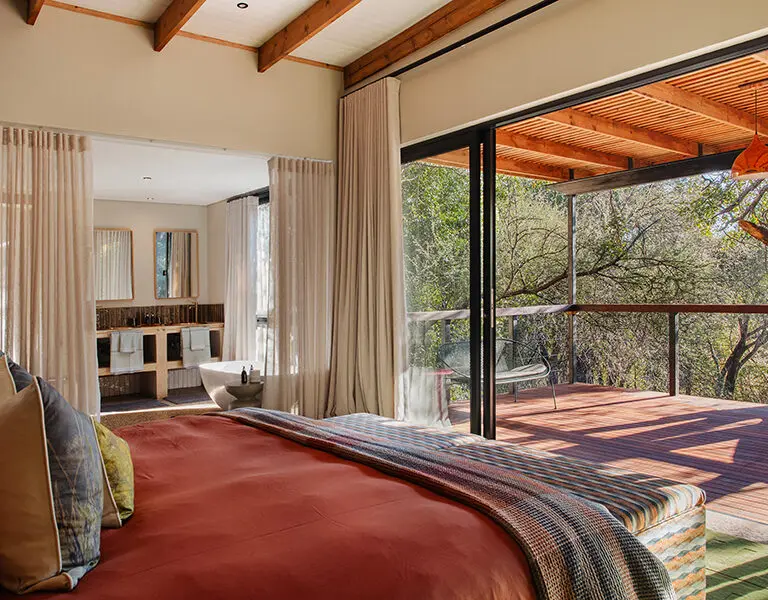 Kubu Villa room interior.
