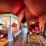 Guest tent interior.