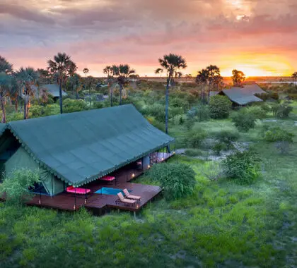 Exterior de la tienda Jacks Camp.