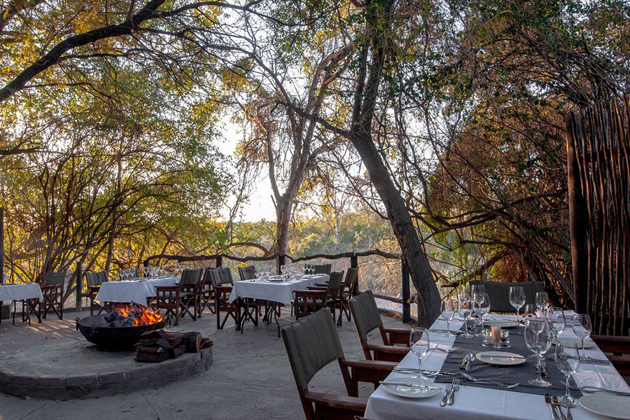 Jock Safari Lodge offers traditional African cuisine.