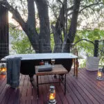 Bathe in the bush.