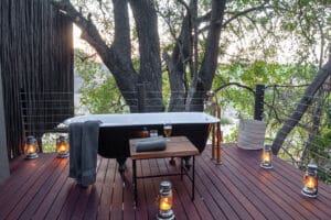 Bathe in the bush.