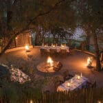 savour the warmth of a roaring camp fire.