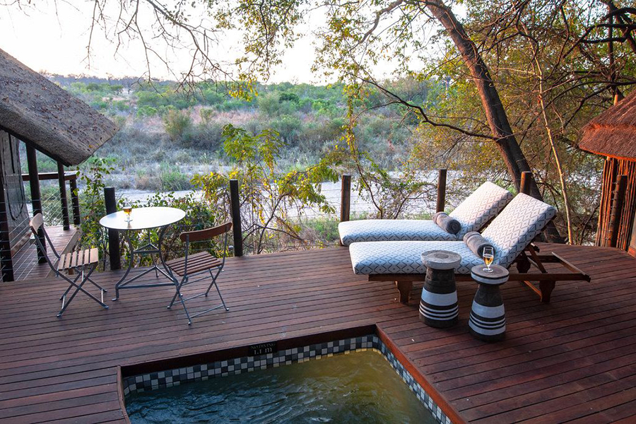 Cool off in your private  plunge pool.
