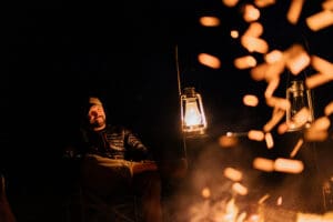 Una noche junto al fuego en la Reserva de Naboisho.